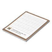 Beruflich Luxus Linde Notizblock (Rotiert)