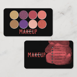 Beruflich Makeup Artist & Beauty Social Media Visitenkarte