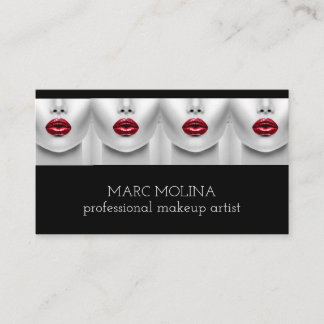 Beruflich Makeup Artist Business Card Visitenkarte