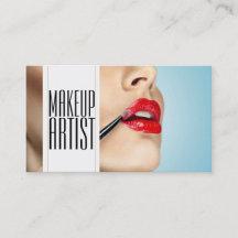 Beruflich Makeup Artist Business Card