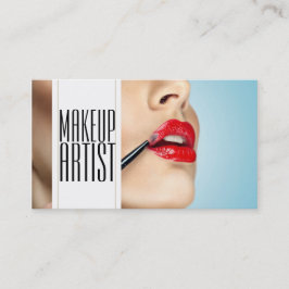 Beruflich Makeup Artist Business Card Visitenkarte
