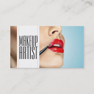 Beruflich Makeup Artist Business Card Visitenkarte