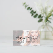 Beruflich Makeup Artist Business Cards Visitenkarte (Stehend Vorderseite)