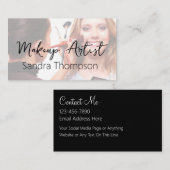 Beruflich Makeup Artist Business Cards Visitenkarte (Vorne/Hinten)