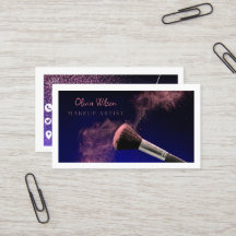 Beruflich Makeup Artist Business Cards