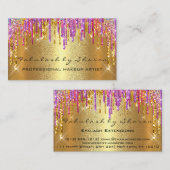 Beruflich Makeup Artist Event Hochzeitsplaner Visitenkarte (Vorne/Hinten)