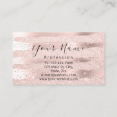 Beruflich Makeup Artist Eyelash Microblading Visitenkarte (Rückseite)