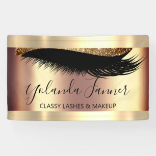 Beruflich Makeup Artist Eyelash Unique Modern B Banner