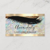 Beruflich Makeup Artist Eyelashes Visitenkarte (Vorderseite)