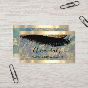 Beruflich Makeup Artist Eyelashes Visitenkarte