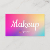 Beruflich Makeup Artist Moderne Designs Visitenkarte (Rückseite)