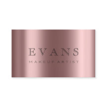 Beruflich Makeup Artist Rose Einstellungskarte