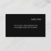 Beruflich Makeup Artist Visitenkarte (Rückseite)