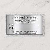 Beruflich Makeup Eyelash Brows Ernennung Visitenkarte (Rückseite)