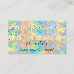 Beruflich Makeup Eyelash Kosmetischer Holograph WE Visitenkarte