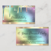 Beruflich Makeup Eyelashes Holograph Visitenkarte (Vorne/Hinten)