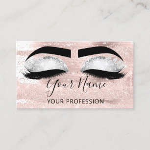Beruflich Makeup-Künstler Gray Eyelash Microblade Visitenkarte