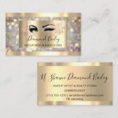 Beruflich Makeup Lashes Brows Holograph Visitenkarte (Vorne/Hinten)