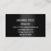 Beruflich Makeup VIP Eventplaner Tropfen braun Visitenkarte (Rückseite)