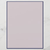 Beruflich Midnight Blue Border Personalize (Rückseite)