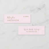 BERUFLICH - MINI VISITENKARTE (Vorne/Hinten)