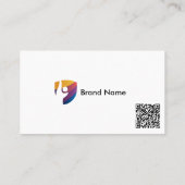 Beruflich Minimal einfach modern Visitenkarte (Rückseite)