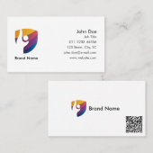 Beruflich Minimal einfach modern Visitenkarte (Vorne/Hinten)