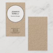 Beruflich-minimaler schlichter Prämienkraft Visitenkarte (Vorne/Hinten)