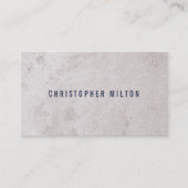 Beruflich Minimalistisch Blue Imitats Stone Consul Visitenkarte (Vorderseite)