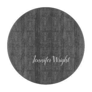 Beruflich-minimalistisch-handschriftlich grau schneidebrett