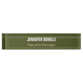 Beruflich minimalistisch hinzufügen Namen Armee gr Namensplakette