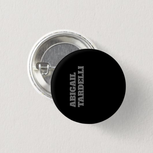 Beruflich minimalistisch kühne moderne Sitte schli Button (Vorne & Hinten)