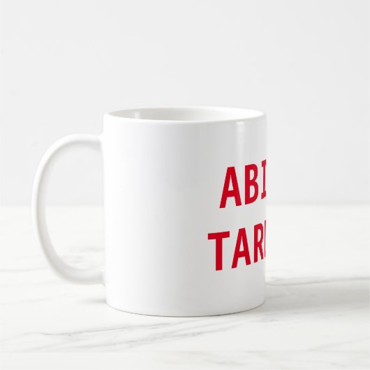 Beruflich minimalistisch kühne moderne Sitte schli Kaffeetasse (Links)