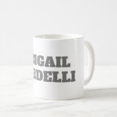 Beruflich minimalistisch kühne moderne Sitte schli Kaffeetasse (VorderseiteRechts)