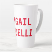 Beruflich minimalistisch kühne moderne Sitte schli Milchtasse (Rechte Ecke)