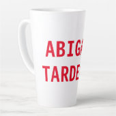 Beruflich minimalistisch kühne moderne Sitte schli Milchtasse (Linke Ecke)