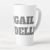 Beruflich minimalistisch kühne moderne Sitte schli Milchtasse (Rechte Ecke)