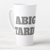 Beruflich minimalistisch kühne moderne Sitte schli Milchtasse (Linke Ecke)