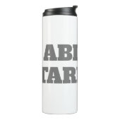 Beruflich minimalistisch kühne moderne Sitte schli Thermosbecher (Nach links gedreht)