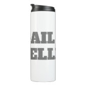 Beruflich minimalistisch kühne moderne Sitte schli Thermosbecher (Nach rechts gedreht)