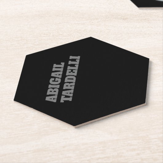 Beruflich minimalistisch kühne moderne Sitte schli Untersetzer (angewinkelt)