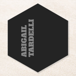 Beruflich minimalistisch kühne moderne Sitte schli Untersetzer