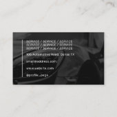 Beruflich minimalistisch mit Logo-Visitenkarte Visitenkarte (Rückseite)