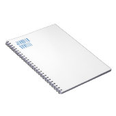 Beruflich-minimalistisch-modern-blau Notizblock (Rechte Seite)