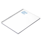 Beruflich-minimalistisch-modern-blau Notizblock (Linke Seite)