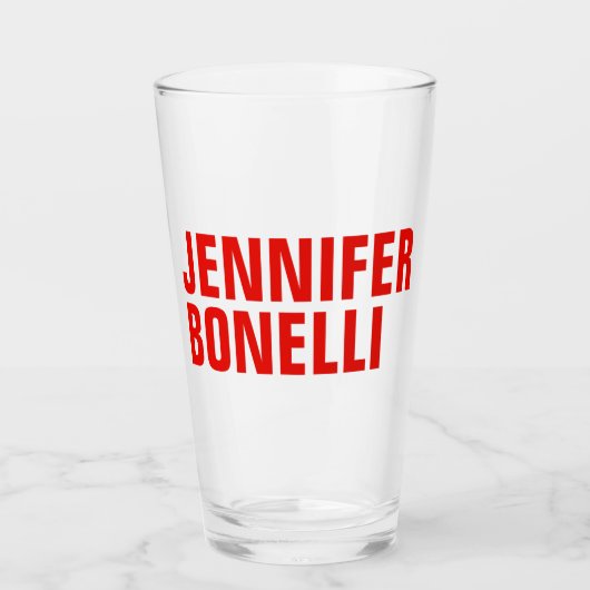 Beruflich-minimalistisch-modern-fett-weiß Glas (Vorderseite)