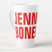 Beruflich-minimalistisch-modern-fett-weiß Milchtasse (Linke Ecke)