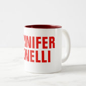 Beruflich-minimalistisch-modern-fett-weiß Zweifarbige Tasse (VorderseiteRechts)