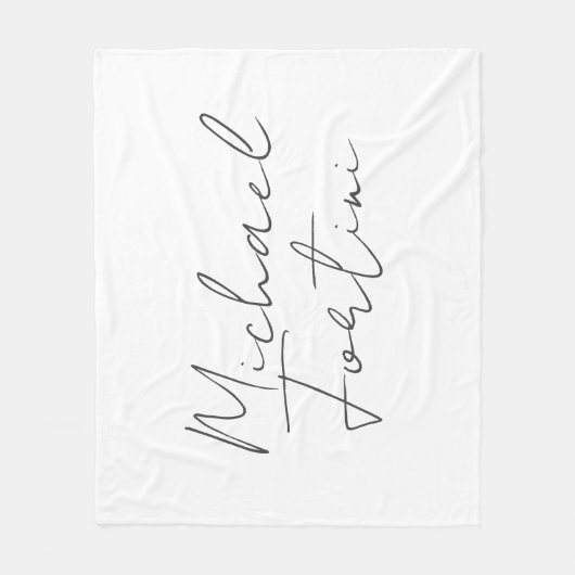 Beruflich-minimalistisch-modern-grau Fleecedecke (Vorderseite)