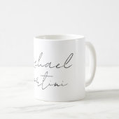 Beruflich-minimalistisch-modern-grau Kaffeetasse (VorderseiteRechts)